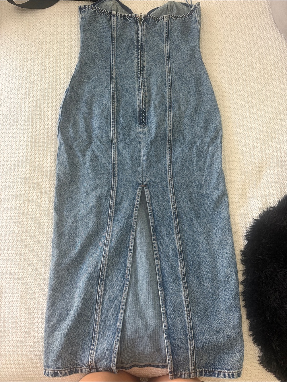 Lioness Blue Denim Midi Dress - Picture 3 of 3